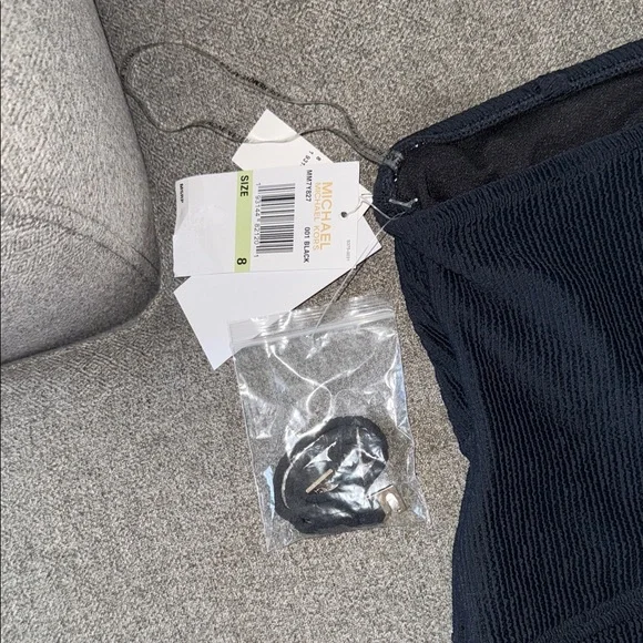 MICHAEL KORS One-Shoulder Swimsuit - Picture 9 of 14